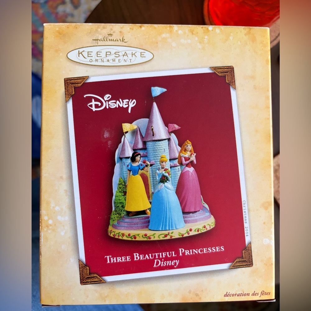 Three Beautiful Princesses. Disney. Hallmark Keepsake Ornament